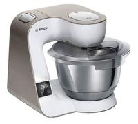 BOSCH - Robot sur socle - 1000W - bol inox de 3.9 L - balance et minuteur intégrés - MUM 5 CreationLine -blanc/champagne - MUM5XW20