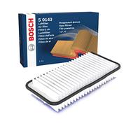 Bosch S0143 Filtre à Air Automobile - Sépare les Particules de l'Air d'Admission, Résiste à l'Humidité et à la Tension