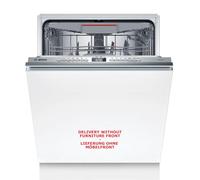 Bosch SBV6ZCX17E Série 6 - Lave-vaisselle intelligent XXL, entièrement intégré, 60 cm de large, fabriqué en Allemagne, tiroir à couverts, zéolite, particulièrement silencieux, séchage parfait et