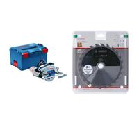 Bosch Scie circulaire sans fil gks 18v-68 gc bosch solo - 06016b5100 + Lame de scie circulaire Standard for Wood (bois, 190 x 30 x 1,6 mm, 24 dents, accessoire de scie circulaire sans fil)