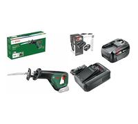 Bosch scie sabre sans fil AdvancedRecip 18(sans batterie) + Bosch batterie et chargeur rapide Starter Set 18V(1 batterie Lithium-Ion 4,0 Ah ; 1 chargeur rapide ; alliance POWER FOR ALL 18V)