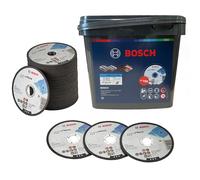 BOSCH Seau de 100 disques standard métal 125x1x22.23 - 061599765G