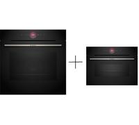 BOSCH SER8 - Four multifonction pyrolyse Softclose HBG7741B1 + Micro-ondes encastrable CMG7241B1