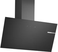 Bosch DWK85DK60 Série 2, Hotte murale, 4 vitesses d'aspiration dont 1 intensive, 80 cm, Noir avec finition en verre
