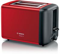 Bosch Serie 2 Kompakt-Toaster DesignLine Rot TAT3P424
