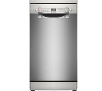 Bosch Serie 2 SPS2HKI42E, Stojací, Úzká (45 cm), Nerezová ocel, Stříbrná, Knoflíky, 1,75 m