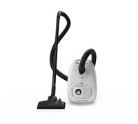 Bosch, Série 4, aspirateur avec Sac, Rayon d'action de 11 m, Sac à poussière XL, suceur pour Tissus d'ameublement, suceur Plat, Compartiment à Accessoires intégré, Blanc, BGB41WH1