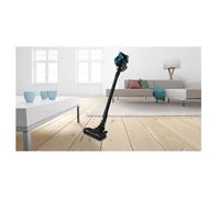 Bosch Serie 6 BBS611LAG aspirateur balai et balai électrique Aspirateur-balai 2 en 1 Batterie Sec Sans sac 0,3 L Bleu 2,5 Ah