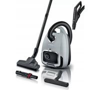 Bosch Aspirateur avec sac BGB6X330 – 4 l, Filtre HEPA, 600 W, 75 dB, câble 12 m, Gris