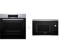 BOSCH Série 6 - Four pyrolyse HBG578ES7 + Micro-ondes encastrable BFL554MS0