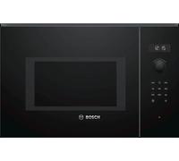 bosch micro-ondes encastrable 25l 900w noir bfl554mb0 série 6