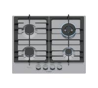 Bosch Serie 6 PCH6A5I95 plaque Acier inoxydable Intégré 58 cm Gaz 4 zone(s)