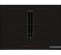 Bosch Serie 6 PVQ731H26E plaque Noir Intégré 71 cm Plaque avec zone à induction 4 zones Hotte intégrée