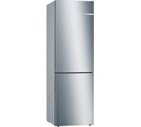 bosch Série 6 Réfrigérateur combiné pose-libre 186 x 60 cm Couleur inox KGE36ALCA