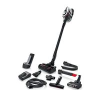 Bosch Serie 8 BSS825ALL aspirateur balai et balai électrique Batterie Sec Sans sac Noir, Blanc 5 Ah