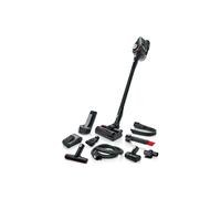 Bosch Serie 8 BSS825MULT Aspirateur Balai 2en1 Gris Sans Sac Batterie 18V 5Ah Autonomie 45min Filtre HEPA Brosse Motorisée et Accessoires