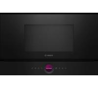 Bosch Serie 8 BFL7221B1 micro-onde Noir Micro-onde simple Intégré 21 L 900 W