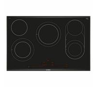Bosch Serie 8 PKM875DP1D plaque Noir, Acier inoxydable Intégré Céramique 5 zone(s)
