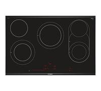 Bosch Serie 8 PKM875DP1D plaque Noir, Acier inoxydable Intégré Céramique 5 zone(s)