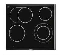 Bosch Série 8 PKN675DP1D, plaque de cuisson encastrable vitrocéramique 4 zones, inox noir