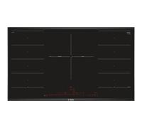 Bosch Serie PXV975DC1E Table de cuisson à induction Noir/inox - 5 foyers