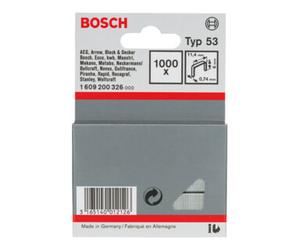 Bosch Serre-fils fin Bosch type 53 11,4 x 0,74 x 6 mm Quantité:1000