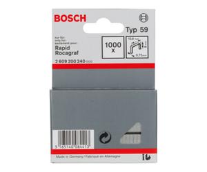Bosch Serre-fils fin Bosch type 59 10,6 x 0,72 x 8 mm Quantité:1000