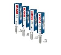 Bosch Set 4 Bougies Allumage M 14 x 1,25 Adapté pour Ford Opel 0 242 236 675