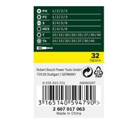 Bosch 2607017063 embout de tournevis 31 pièce(s)