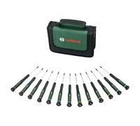 Bosch Set de tournevis de précision 13 pièces 1600A02Z9N acier S2 embouts magnétiques