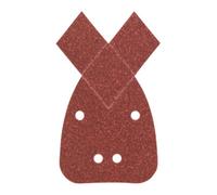 Set de feuilles abrasives pour ponceuse Multi avec bande auto-agrippante, perforé Bosch Accessories 2607017113 Grain 80, 120, 180