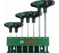Bosch Jeu de 7 tournevis hexagonaux 1600A039J1 - Poignée en T bi-composant 2-10 mm