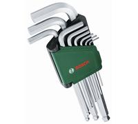 BOSCH Set de 9 clés a six pans 1600A02BX9