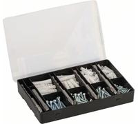 BOSCH Set de fixation 173 pièces, forets, chevilles, vis, embouts en boîte de tri 2607017163