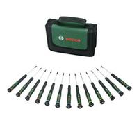 Bosch Set de tournevis de précision 13 pièces 1600A02Z9N acier S2 embouts magnétiques