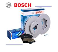 BOSCH Set Disques de Frein + Plaquettes Avant pour Fiat Multipla 1.6 1.9 JTD
