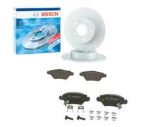 BOSCH Set Freins Arrière pour Opel Astra G Et Opel Zafira - Disques + Plaquettes