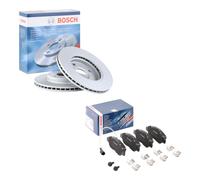 BOSCH Set Freins Avant Adapté pour Fiat 500 Panda Ford Ka - Disques + Plaquettes