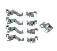 Bosch Siemens 632372 00632372 Kit de fixation original avec pince de fixation pour panier et panier pour lave-vaisselle Balay Blaupunkt Constructa Gaggenau Küppersbusch Neff
