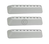 Bosch Siemens 669833 00669833 Lot de 3 aubes de tambour d'origine 213 x 55 x 43 mm 9 trous pour machine à laver Balay Constructa Koenic Pitsos Profilo Viva