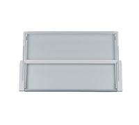 Bosch Siemens 743197 00743197 Plaque de recouvrement en verre pour compartiment à légumes en deux parties 443 x 430 mm Pour réfrigérateur-réfrigérateur Neff Balay Constructa