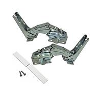 Bosch Siemens - Lot de 2x charnières pour porte de réfrigérateur congélateur | Convient pour Gaggenau Neff Miele Bauknecht Küppersbusch Electrolux | 00481147