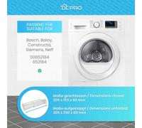 Bosch Siemens Tumble Dryer Lint Filter 00652184 652184 For Maxx Avantix Logixx Iq500 Iq300 Tumble Dryer