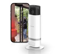 Bosch Smart Home Caméra intérieure Eyes II, caméra de Surveillance Wi-FI pour l’intérieur, Compatible avec Amazon Alexa