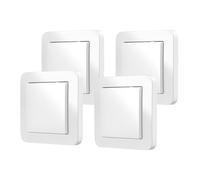 Bosch Smart Home - Interrupteur mural pour acteurs intelligents, installation peu encombrante dans le boîtier d’appareil, pour commande de lumière/volet roulant II, relais ou variateur, 4x