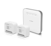 Bosch Smart Home - Kit de démarrage commande de lumière/volet roulant II, commander l’éclairage/les volets roulants/brise-soleil/stores, compatible avec Alexa, l’Assistant Google et Apple HomeKit