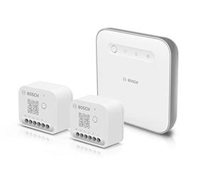 Bosch Smart Home - Kit de démarrage commande de lumière/volet roulant II, commander l’éclairage/les volets roulants/brise-soleil/stores, compatible avec Alexa, l’Assistant Google et Apple HomeKit