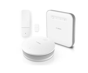 Bosch Smart Home - Kit de démarrage Protection Anti-effraction, Commande par l’app, Compatible avec Apple HomeKit, Amazon Alexa et l’Assistant Google - édition Amazon