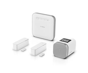 Bosch Smart Home - Pack de démarrage climat intérieur II, commande efficace de votre climat intérieur et chauffage économe en énergie, compatible avec Apple HomeKit, Amazon Alexa et l’Assistant Google