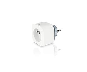 Bosch Smart Home - Prise Wi-Fi avec fonction Application (design compact, extension du signal radio, compatible avec Alexa, Google Assistant et Apple HomeKit), Version pour la France
